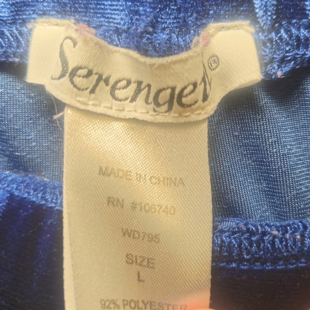 Serengeti Royal Blue Velvet Pants - Picture 2 of 5